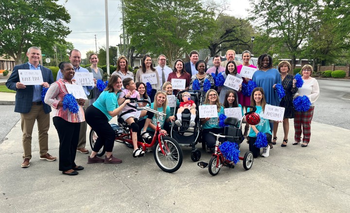 Amtryke Bikes Gifted to Local Children Courtesy of AMBUCS and Morris Bank