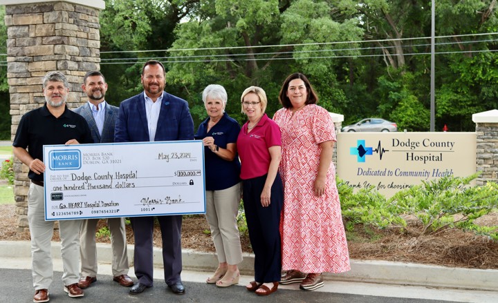 Morris Bank Donates $200,000 to Georgia Hospitals